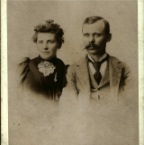 (SMITH) Charlie and Jennie Smith handwritten on back of pict