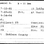 (DeVINNY) Ezekiel J. Military Record
