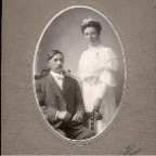 (STEAR) Aunt Verna, John WHITE hand written on back of Pictu
